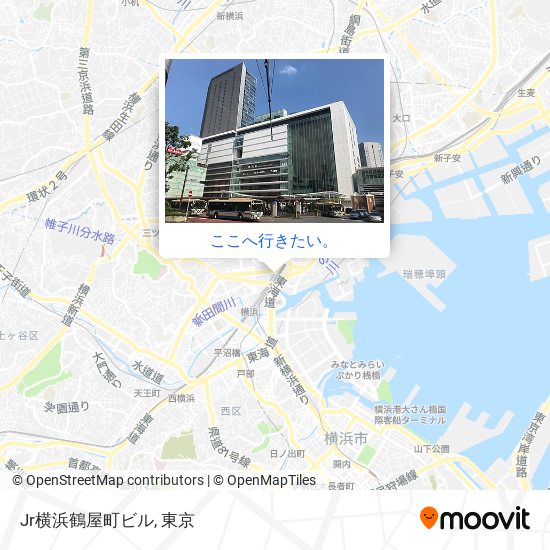 Jr横浜鶴屋町ビル地図