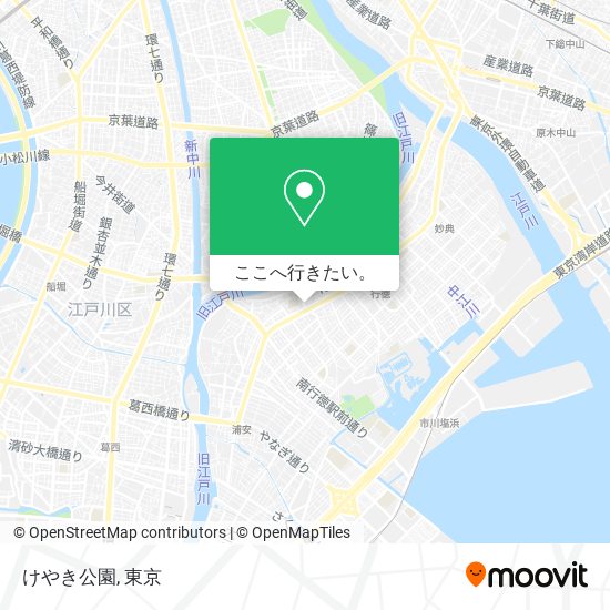 けやき公園地図