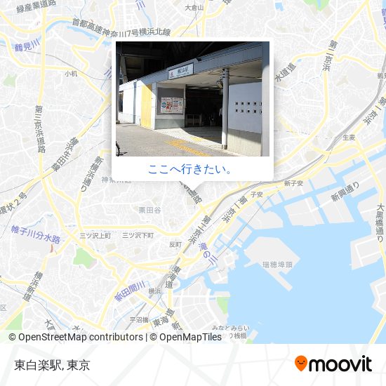 東白楽駅地図