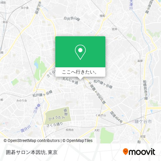 囲碁サロン本因坊地図