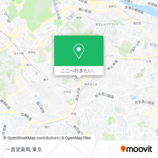 一貫堂薬局地図