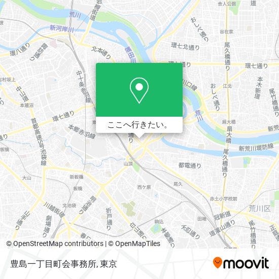 豊島一丁目町会事務所地図