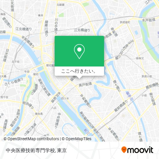 中央医療技術専門学校地図