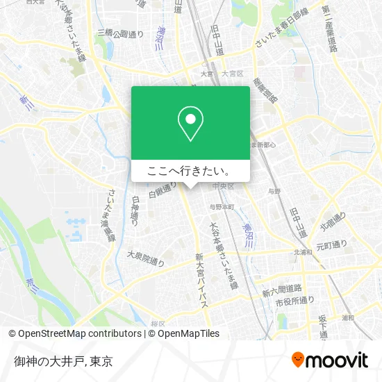 御神の大井戸地図