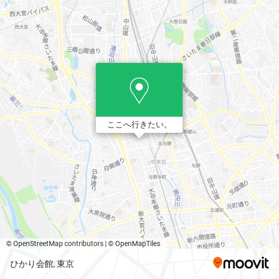 ひかり会館地図