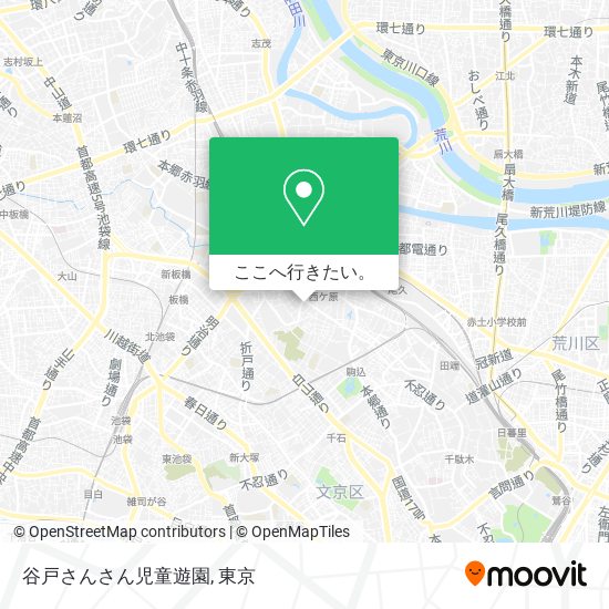 谷戸さんさん児童遊園地図