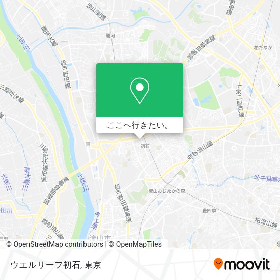 ウエルリーフ初石地図