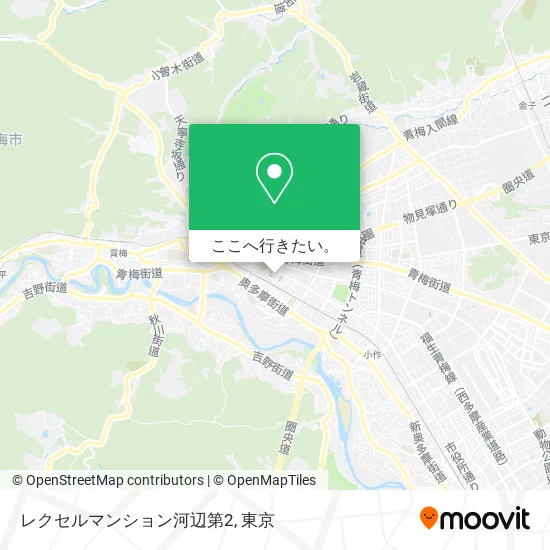 レクセルマンション河辺第2地図