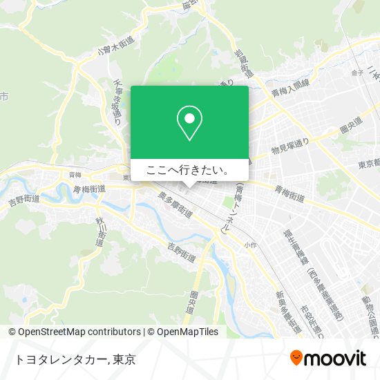 トヨタレンタカー地図