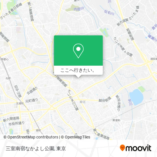 三室南宿なかよし公園地図