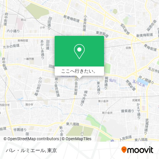 パレ・ルミエール地図