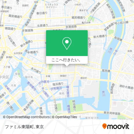 ファミル東陽町地図