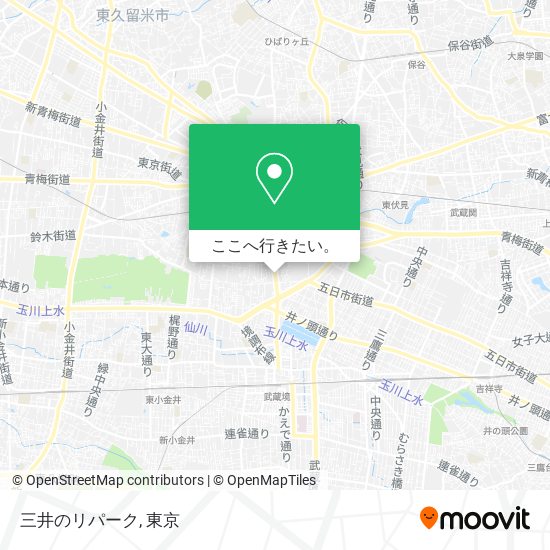 三井のリパーク地図