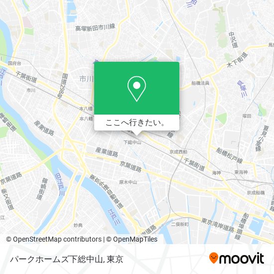 パークホームズ下総中山地図