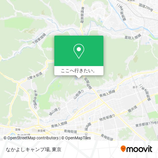 なかよしキャンプ場地図