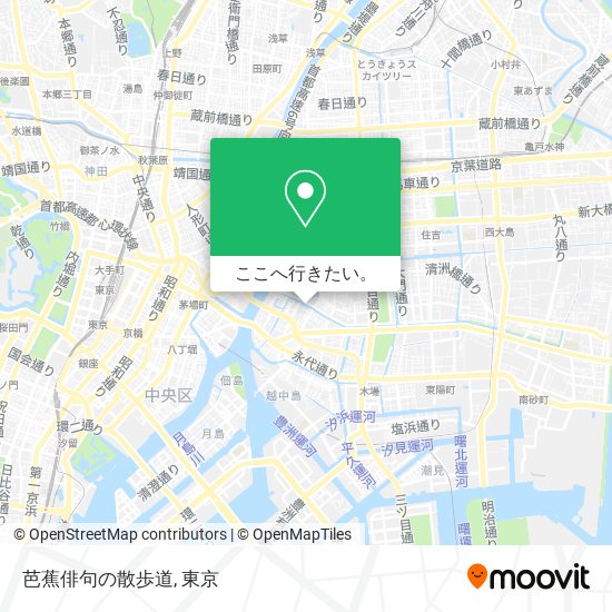 芭蕉俳句の散歩道地図