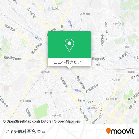 アキチ歯科医院地図