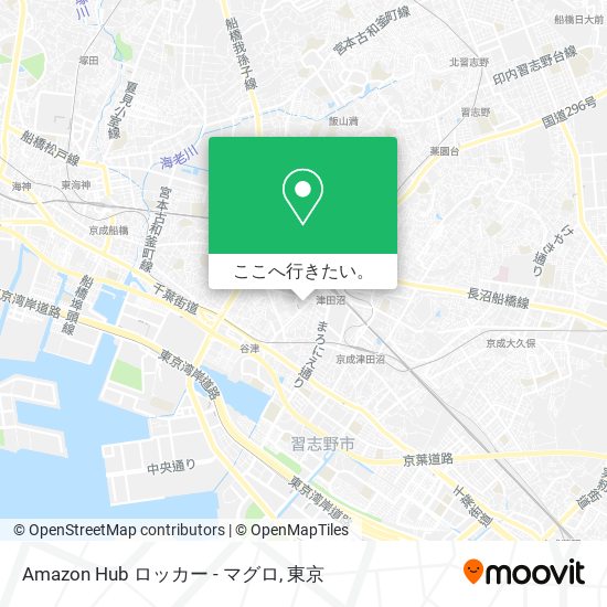 Amazon Hub ロッカー - マグロ地図