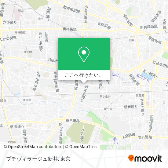 プチヴィラージュ新井地図