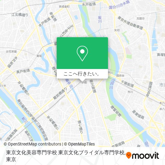 東京文化美容専門学校 東京文化ブライダル専門学校地図