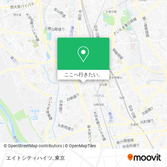 エイトシティハイツ地図