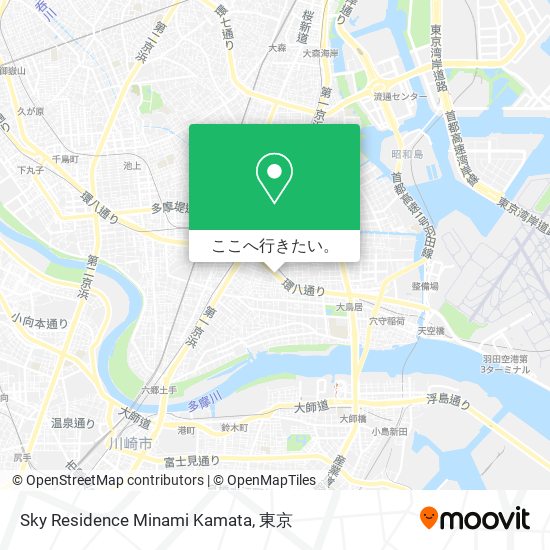 Sky Residence Minami Kamata地図