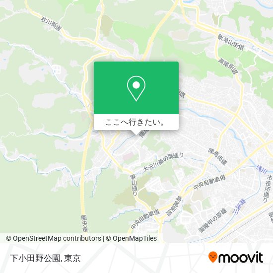 下小田野公園地図