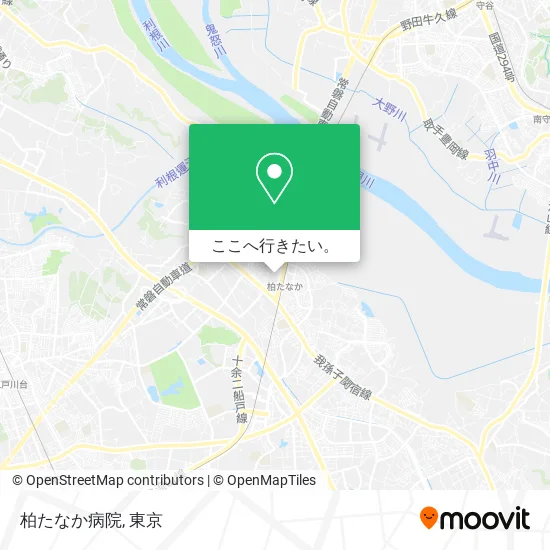 柏たなか病院地図