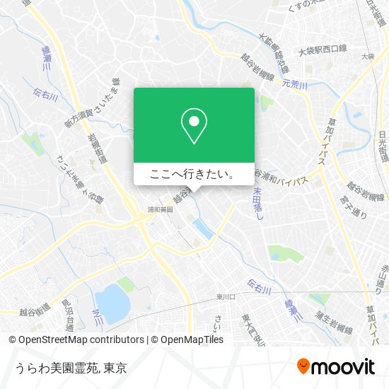 うらわ美園霊苑地図