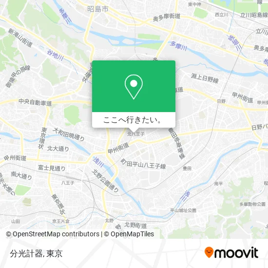 分光計器地図