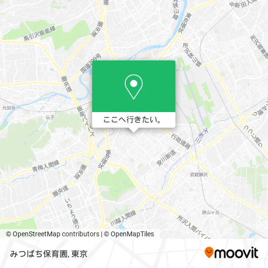 みつばち保育園地図