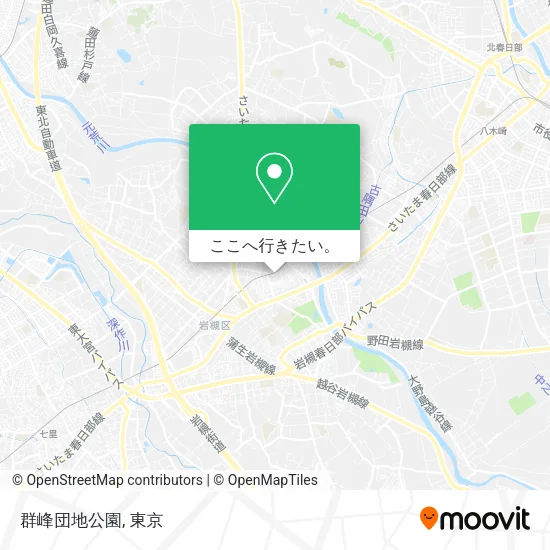 群峰団地公園地図