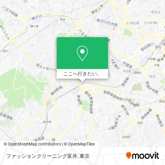 ファッションクリーニング富井地図
