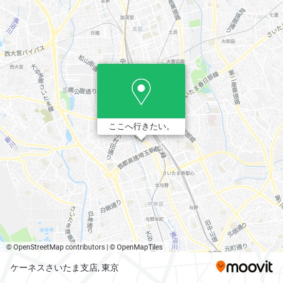 ケーネスさいたま支店地図