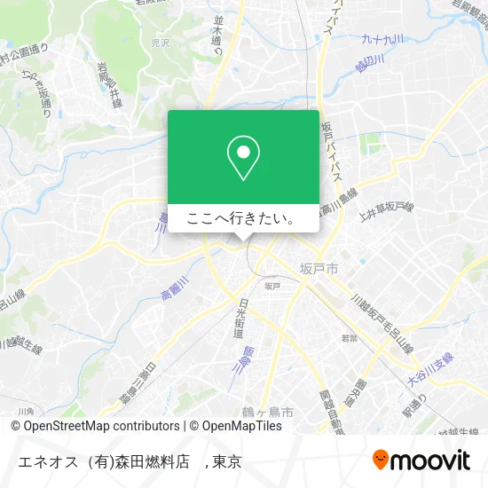 エネオス（有)森田燃料店地図