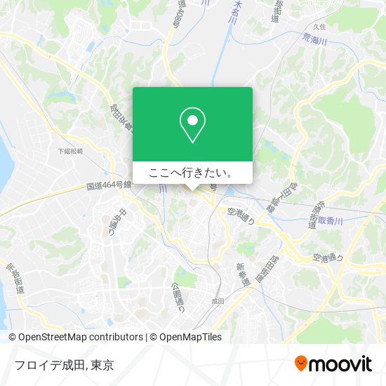 フロイデ成田地図