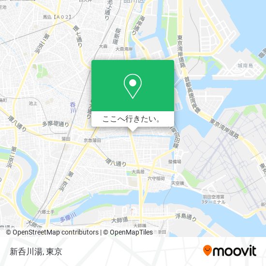 新呑川湯地図