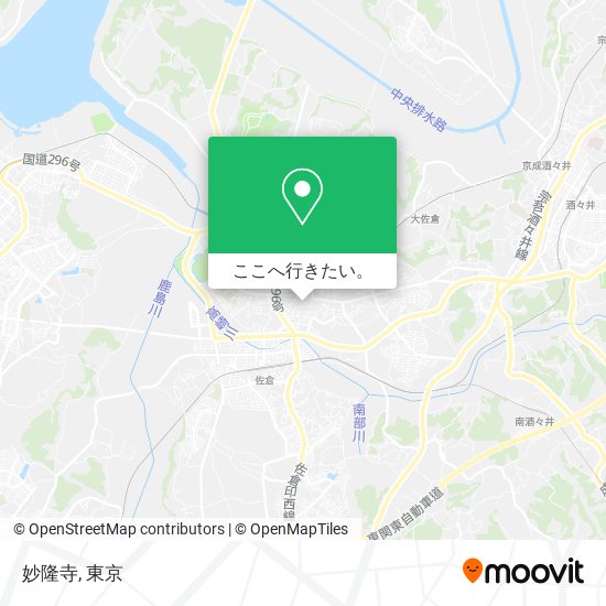 妙隆寺地図