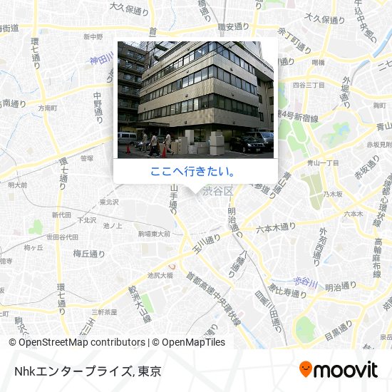 Nhkエンタープライズ地図