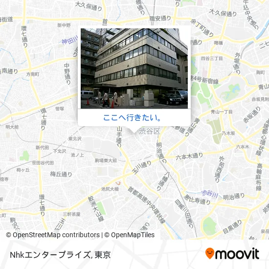 Nhkエンタープライズ地図
