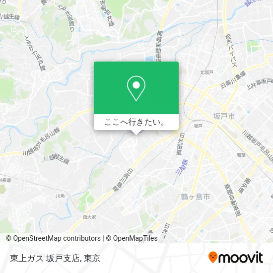 東上ガス 坂戸支店地図