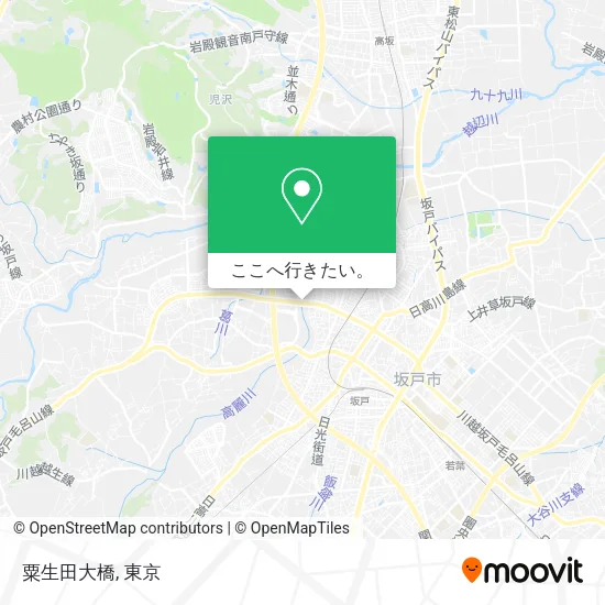 粟生田大橋地図