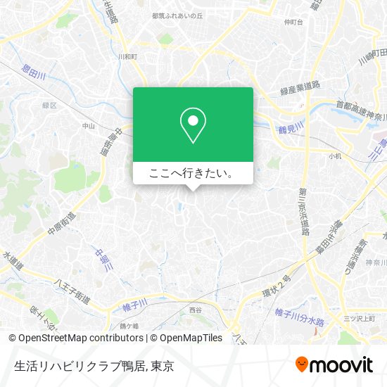 生活リハビリクラブ鴨居地図