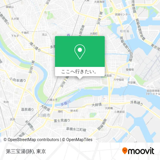 第三宝湯(跡)地図