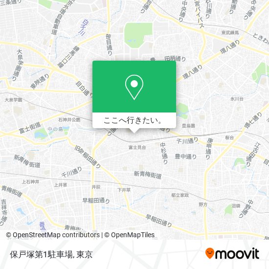 保戸塚第1駐車場地図