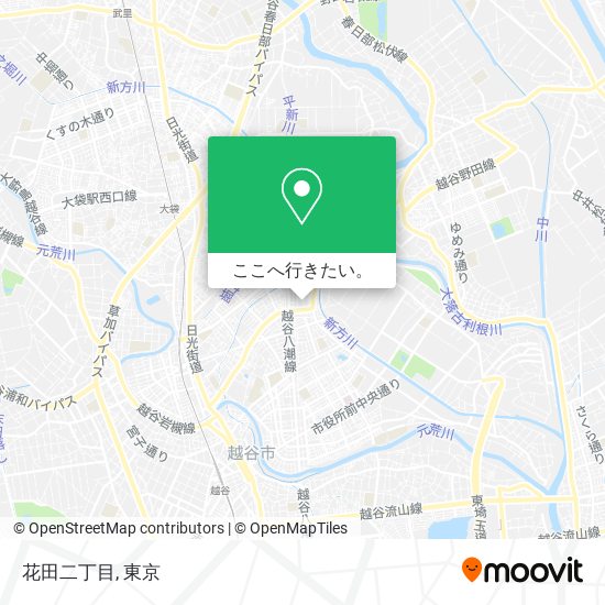 花田二丁目地図
