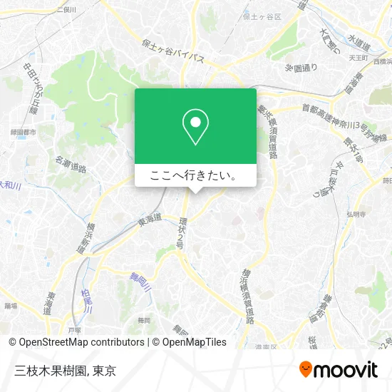 三枝木果樹園地図