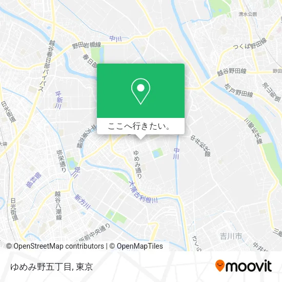 ゆめみ野五丁目地図