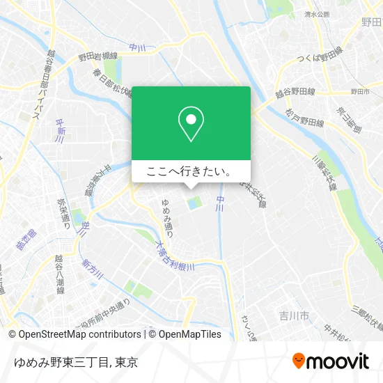 ゆめみ野東三丁目地図
