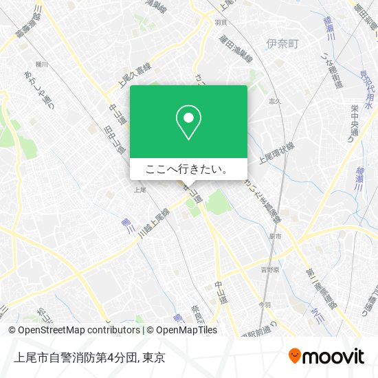 上尾市自警消防第4分団地図